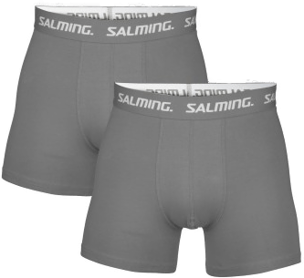 Salming 2P Cotton Boxer Grå