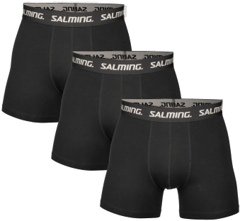 Salming 3P Cotton Boxers Svart