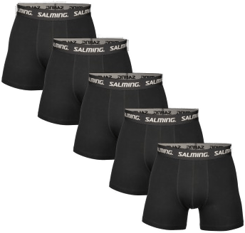 Salming 5P Soft Cotton Boxers Svart