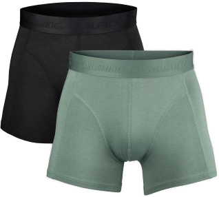Salming 2P Boxer Briefs Svart/Grønn