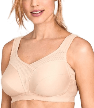 Miss Mary Of Sweden Cotton Fresh Soft Bra Beige