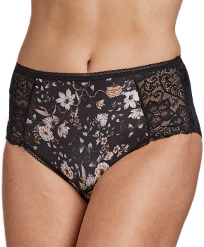 Miss Mary Fauna Panty Svart