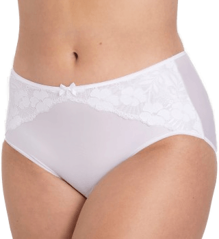 Miss Mary Jacquard og Blonde Truse Hvit