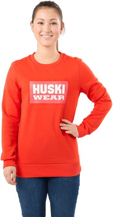 Huski Wear W Logo Crew
