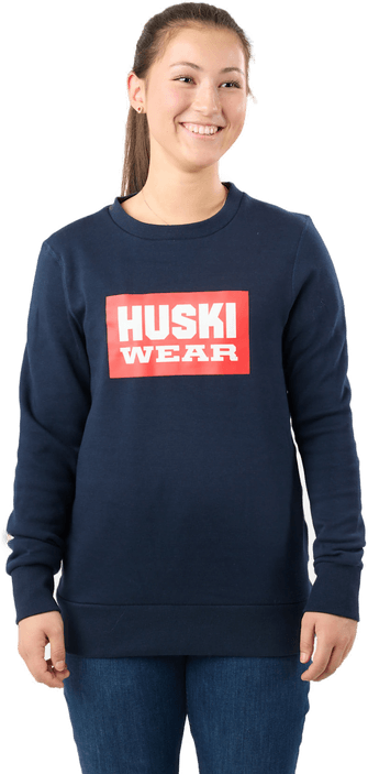 Huski Wear W Logo Crew