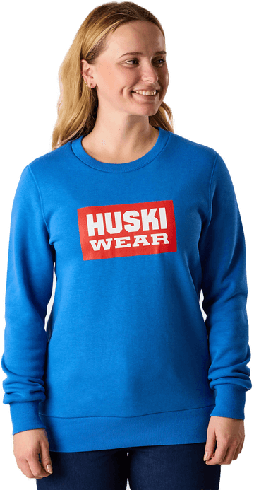 Huski Wear W Logo Crew