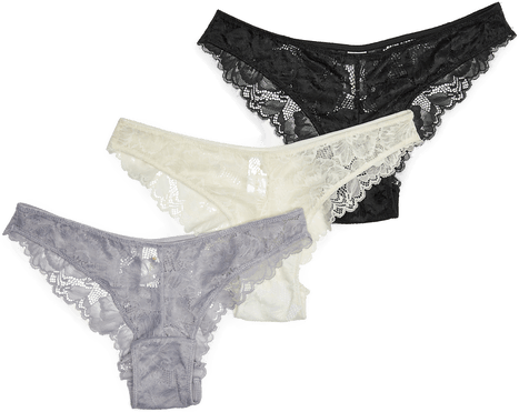 Bubbleroom 3-pack Bessie Lace Brief