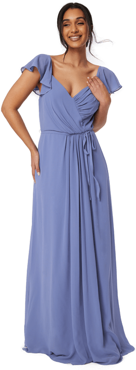 Bubbleroom Occasion Butterfly Sleeve Gown