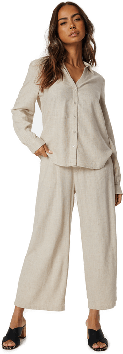 Happy Holly Nyla Linen Shirt