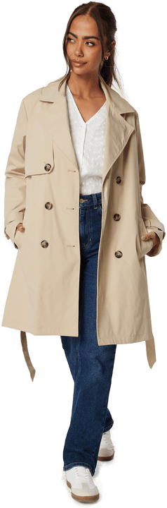 Happy Holly Double Breasted Trenchcoat