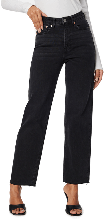 Happy Holly High Straight Ankle Jeans