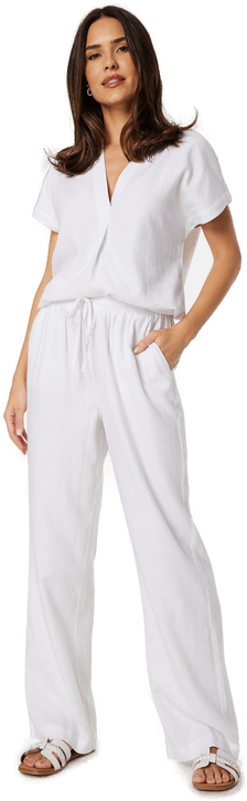 Bubbleroom Linen Blend Bukser