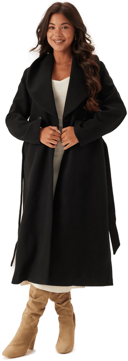 Bubbleroom Shawl Collar Coat