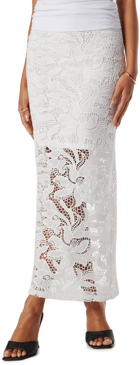 Bubbleroom Midi Lace Skirt