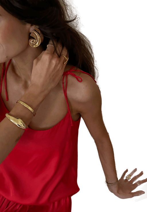 Bubbleroom CC Viscose Satin Top