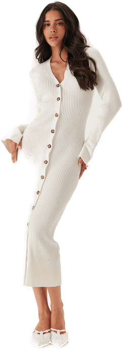 Bubbleroom Strikket Cardigan Kjole