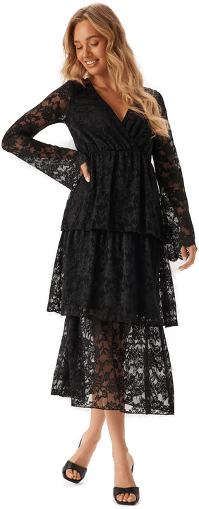 Happy Holly Lace Long Dress