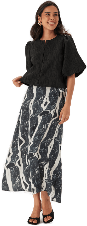 Bubbleroom Ateljé Wrap Maxi Skirt