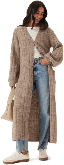 Happy Holly Strikket Cardigan Kjole