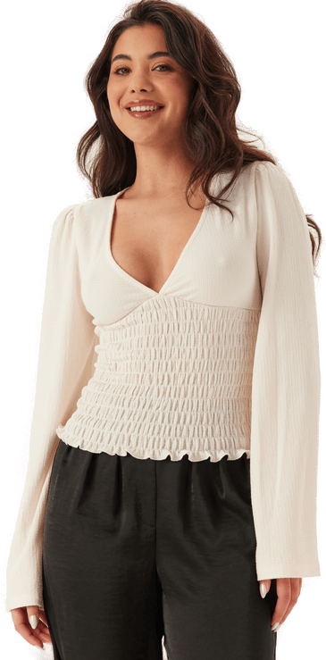 Bubbleroom Structure Smock Top