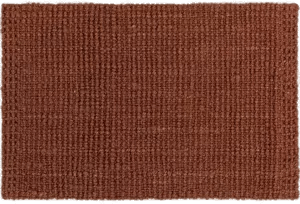 Dixie Jute dørmatte rusty red 60x90 cm