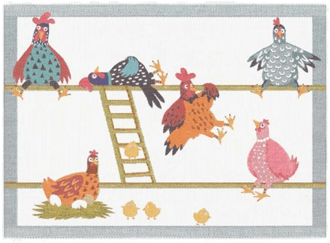 Ekelund Hönshus bordbrikke 35x48 cm