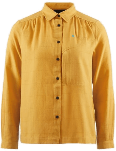 Klättermusen Helheim LS Shirt W's Amber Gold