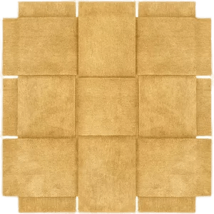 Design House Basket teppe 180x180 cm