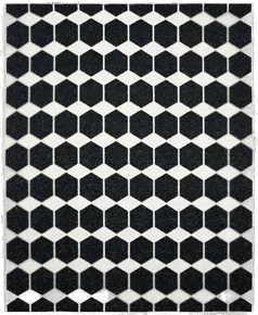 Brita Anna gulvteppe svart 150x200 cm