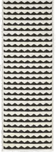 Brita Gittan gulvteppe svart 70x200 cm
