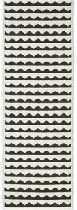 Brita Gittan gulvteppe svart 70x150 cm