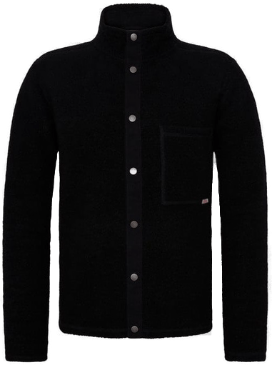 Varg Gotland Wool Overshirt Black Granite