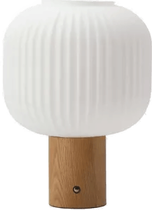 Scandi Living Fair bordlampe Frostat glass-ask