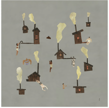 Fine Little Day Sauna plakat 50 x 50 cm