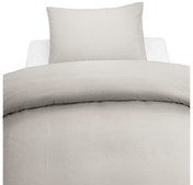 Borganäs Dynetrekksett Enkeltseng Greige