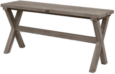 Artwood Cross benk charcoal 100cm