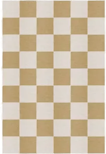 Layered Chess ullteppe Harvest yellow 140x200 cm