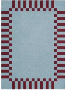 Layered Teklan Frame ullteppe Mulberry sky