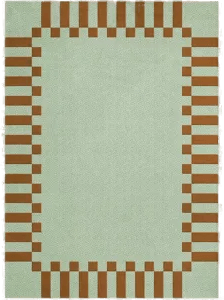 Layered Teklan Frame ullteppe Pistachio 140x200 cm