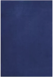 Layered Solid Wool ullteppe Blue foncé