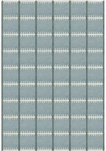 Layered Lilly ullteppe Blue, 250x350 cm