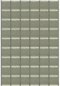 Layered Lilly ullteppe Green 250x350 cm