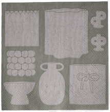 Dbkd Illustration papirserviett 33x33 cm