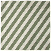 Dbkd Stripe papirserviett 33x33 cm Green