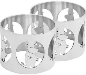 Hilke Collection Mummitrollet serviettringer 2-pk