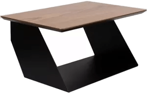 Maze Edgy hylle Svart, valnøtt