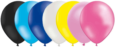 Ballongkungen Metallic Ballonger - 100-pakning