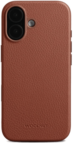 Woolnut Skinnetui iPhone 17 Cognac