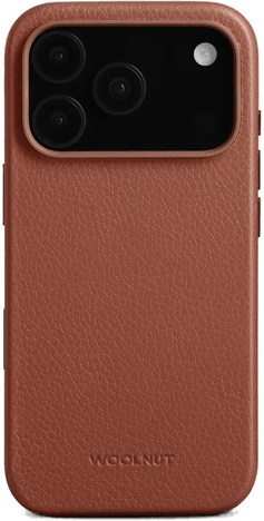 Woolnut Skinnetui iPhone 17 Pro Cognac