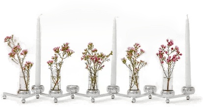 Klong Constella lysestake stor sølv